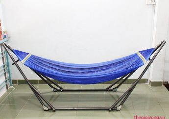 võng xếp khung thép