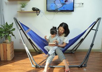 Võng xếp mang lại những giờ phút nghỉ ngơi thư giãn thoải mái