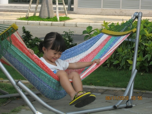 Võng xếp Ban Mai khung thép cỡ trẻ em 